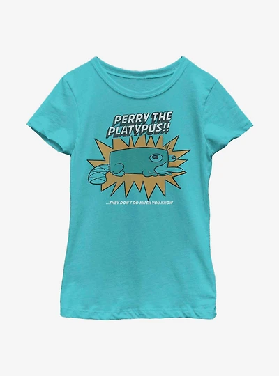 Disney Phineas And Ferb Perry The Platypus Youth Girls T-Shirt