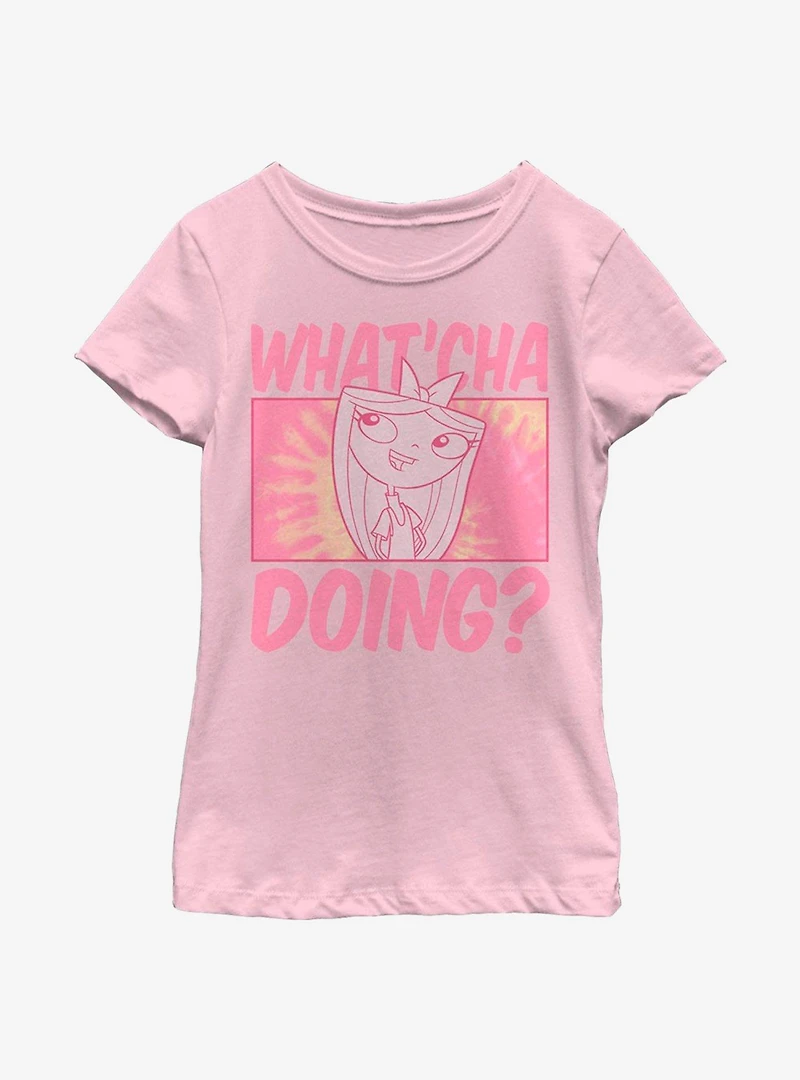 Disney Phineas And Ferb Isabella Whatcha Doing Youth Girls T-Shirt