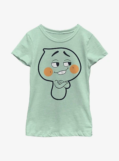 Disney Pixar Soul 22 Big Face Youth Girls T-Shirt