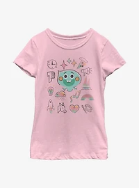 Disney Pixar Soul Personality Grid Youth Girls T-Shirt