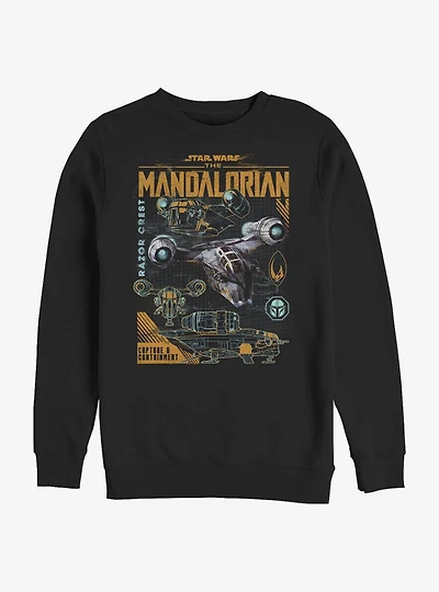 Star Wars The Mandalorian Razor Line Sweatshirt