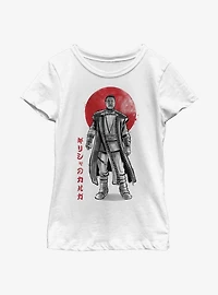 Star Wars The Mandalorian Sumi-E Ink Greef Youth Girls T-Shirt
