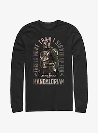 Star Wars The Mandalorian Signed Up Long-Sleeve T-Shirt