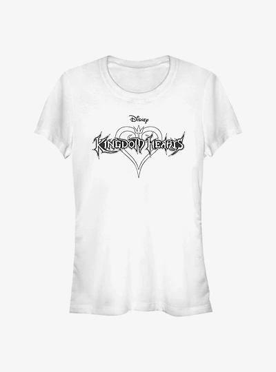 Disney Kingdom Hearts Logo Girls T-Shirt