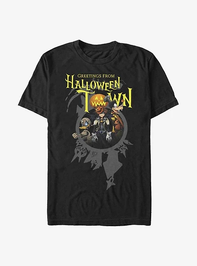 Disney Kingdom Hearts Greetings Halloween Town T-Shirt