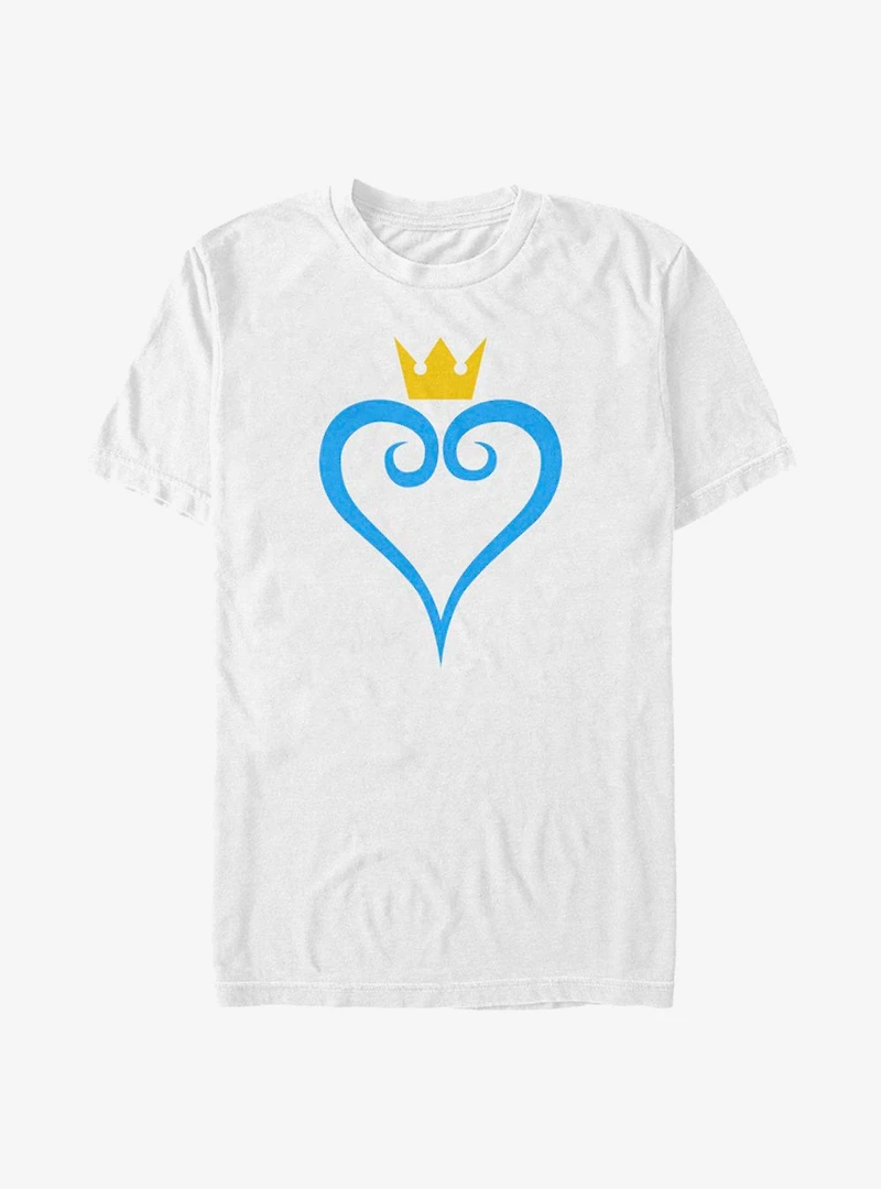 Disney Kingdom Hearts Heart And Crown T-Shirt