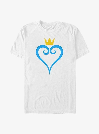 Disney Kingdom Hearts Heart And Crown T-Shirt