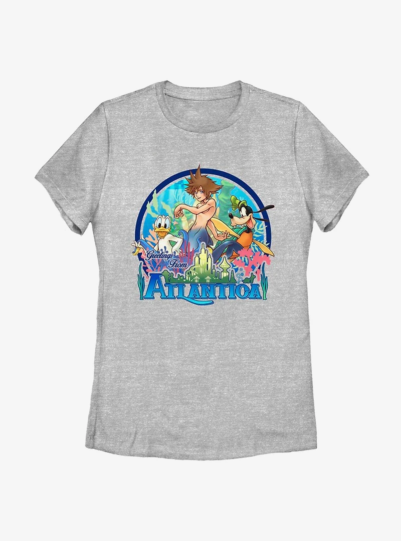 Disney Kingdom Hearts Atlantica World Womens T-Shirt
