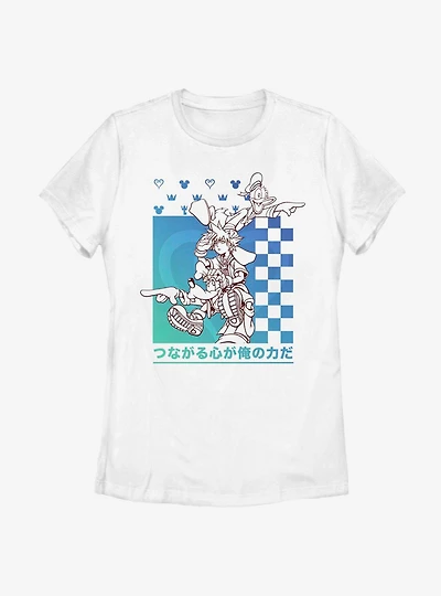 Disney Kingdom Hearts Power Friends Womens T-Shirt