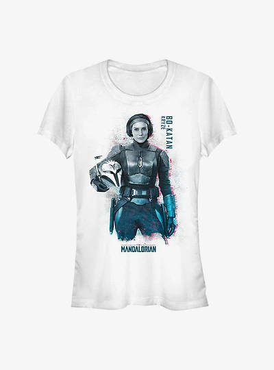 Star Wars The Mandalorian Bo-Katan Kryze Painting Girls T-Shirt