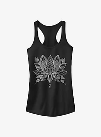 Henna Lotus Girls Tank