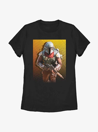 Star Wars The Mandalorian Solo Marshal Womens T-Shirt