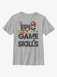 Nintendo Super Mario Epic Game Skills Youth T-Shirt