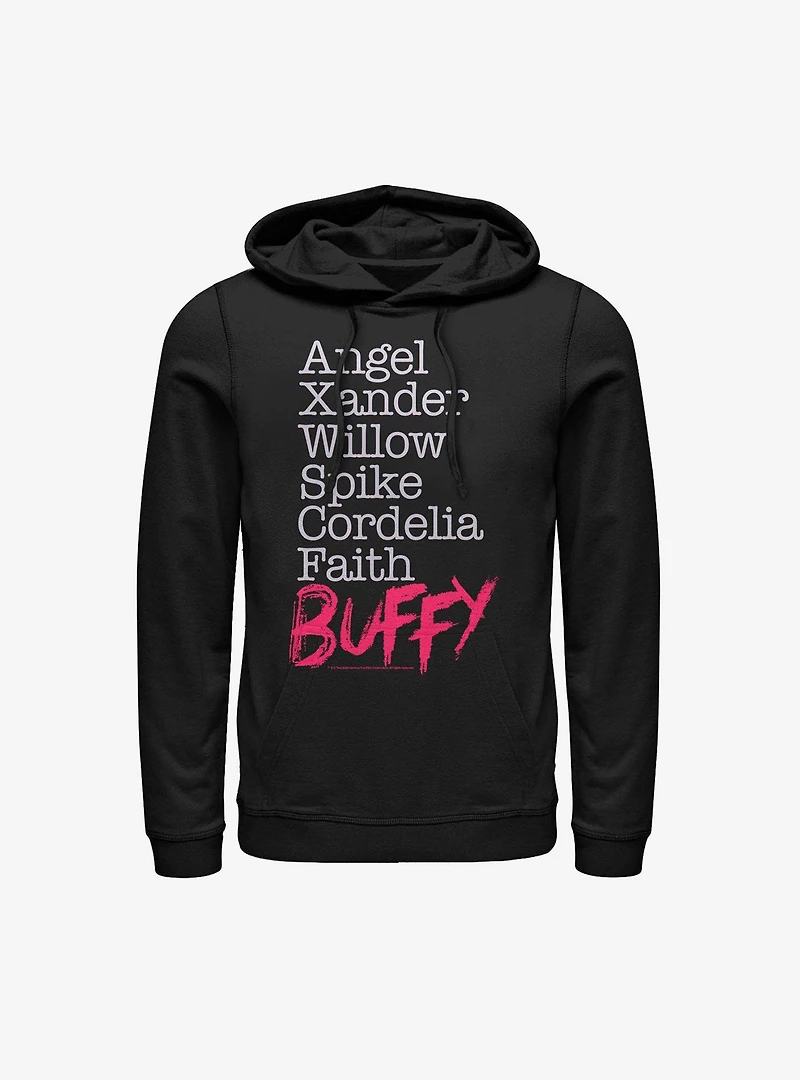 Buffy The Vampire Slayer Namestack Hoodie
