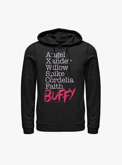 Buffy The Vampire Slayer Namestack Hoodie