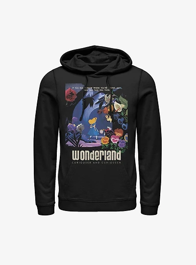 Disney Alice Wonderland Curiouser Hoodie