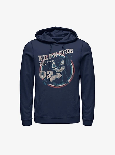 Disney Lilo And Stitch Americana Circle Hoodie