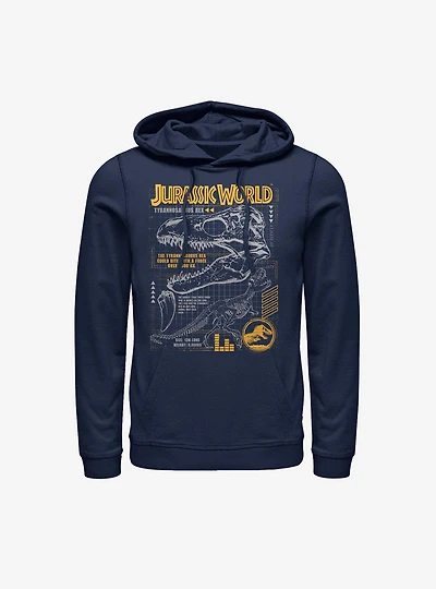 Jurassic World Rex Breakdown Hoodie