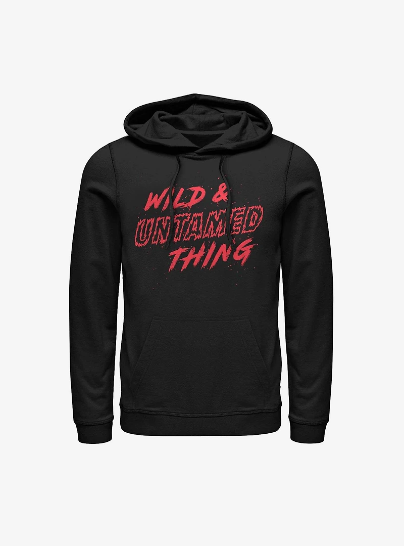 Rocky Horror Picture Show Wild Untamed Text Hoodie
