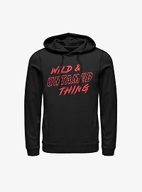 Rocky Horror Picture Show Wild Untamed Text Hoodie
