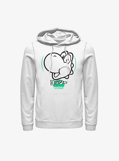 Nintendo Super Mario Yoshi Japanese Text Hoodie