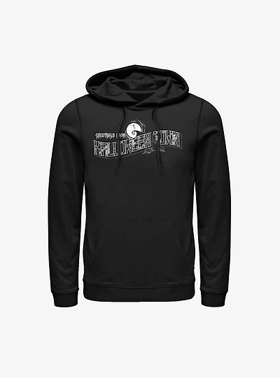 Disney The Nightmare Before Christmas Greetings Halloween Town Hoodie