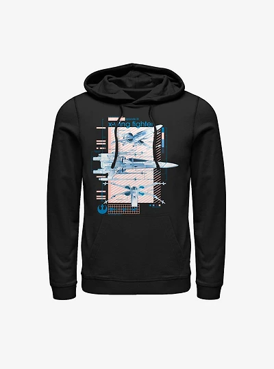 Star Wars Episode IX: The Rise Of Skywalker Xwingers Ninety Hoodie
