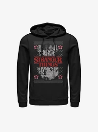 Stranger Things Upside Down Ugly Sweater Hoodie