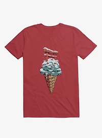 Japanese Flavor Ice Cream Red T-Shirt