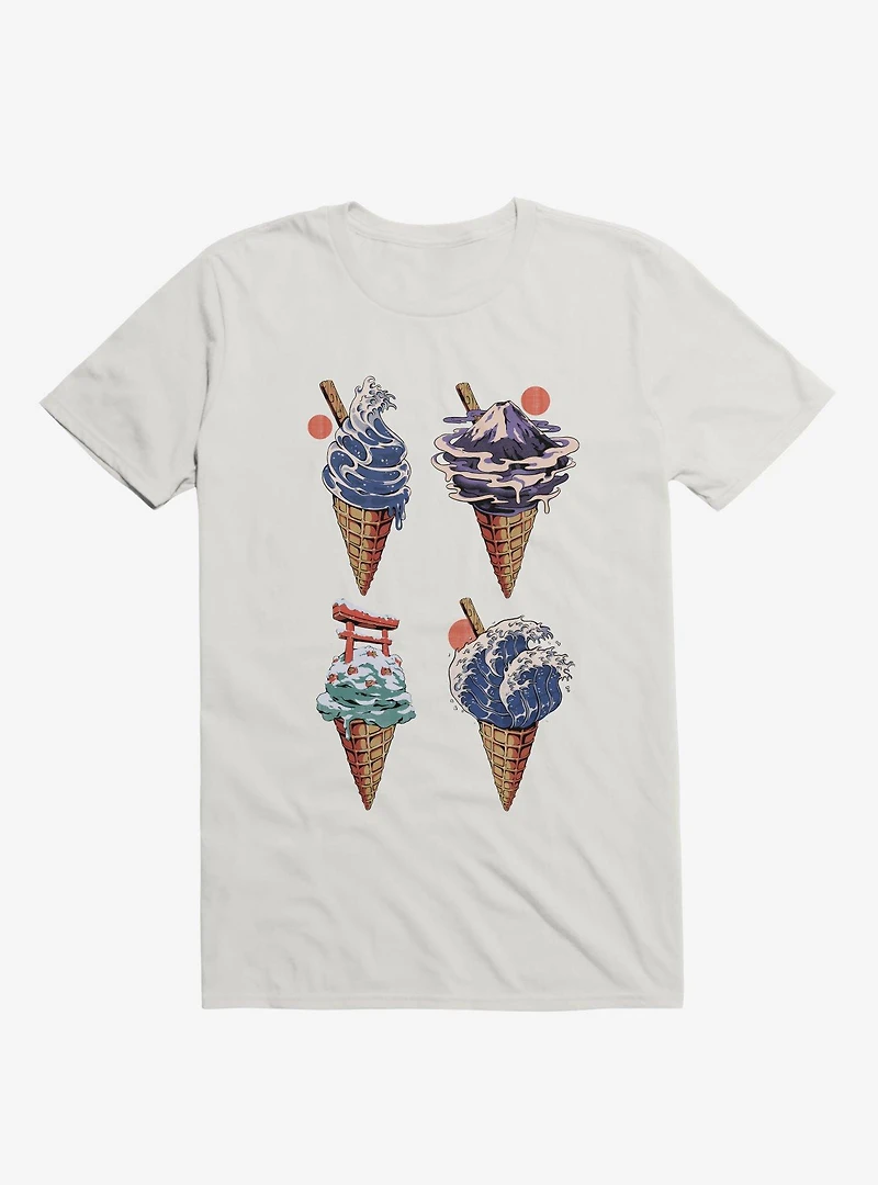 Japanese Ice Creams White T-Shirt