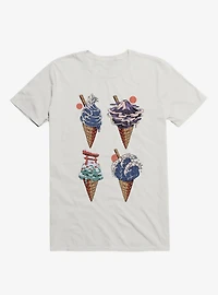 Japanese Ice Creams White T-Shirt