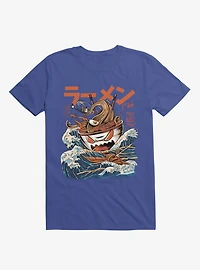 The Black Great Ramen Attack Royal Blue T-Shirt