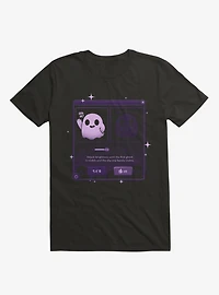 Dandere Ghost Adjust Till Visible Black T-Shirt