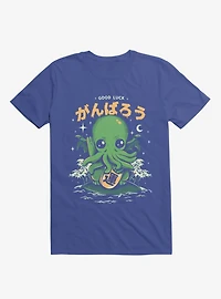 Good Luck Cutethulhu Royal Blue T-Shirt