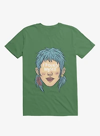 I Found Myself Blue Haired Irish Green T-Shirt