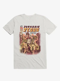 Jurassic Jesus Evil Exterminator White T-Shirt