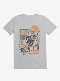 TokuJesus VS. Techno Devil Ice Grey T-Shirt