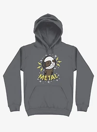 Metal Is My Co-Pilot Asphalt Grey Hoodie