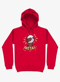 Metal Is My Co-Pilot Red Hoodie