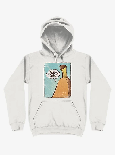OMG... I Got No Face! Banana White Hoodie