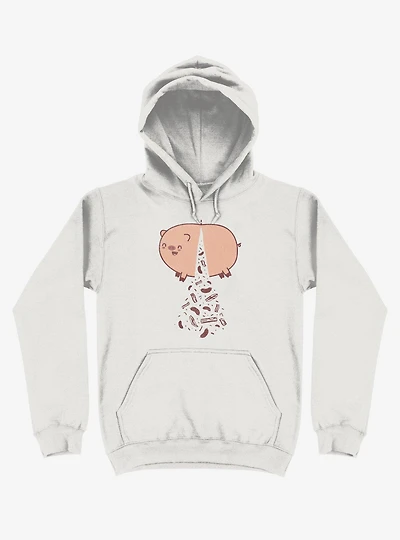 Pignata Pig White Hoodie