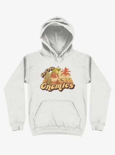 Surf's Up Gnomies White Hoodie