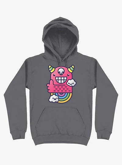 U Are Best Good Friend! Rainbow Asphalt Grey Hoodie