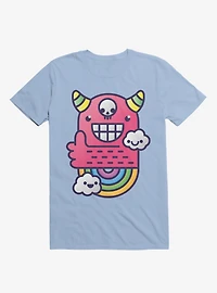 U Are Best Good Friend! Rainbow Light Blue T-Shirt