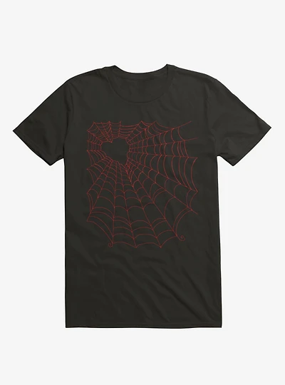 Caught You My Red Hearted Web T-Shirt