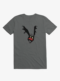 Spooky Little Bat Asphalt Grey T-Shirt