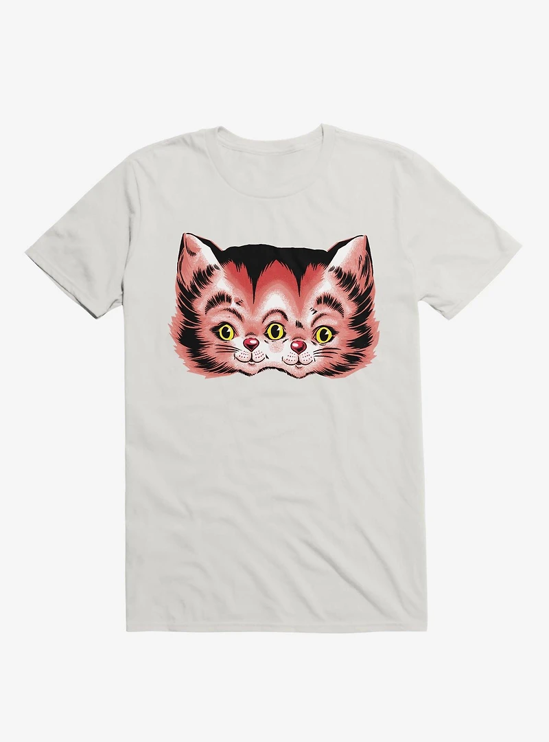 Janus Retro Cat White T-Shirt