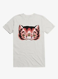 Janus Retro Cat White T-Shirt