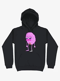 Lazy Brain Black Hoodie