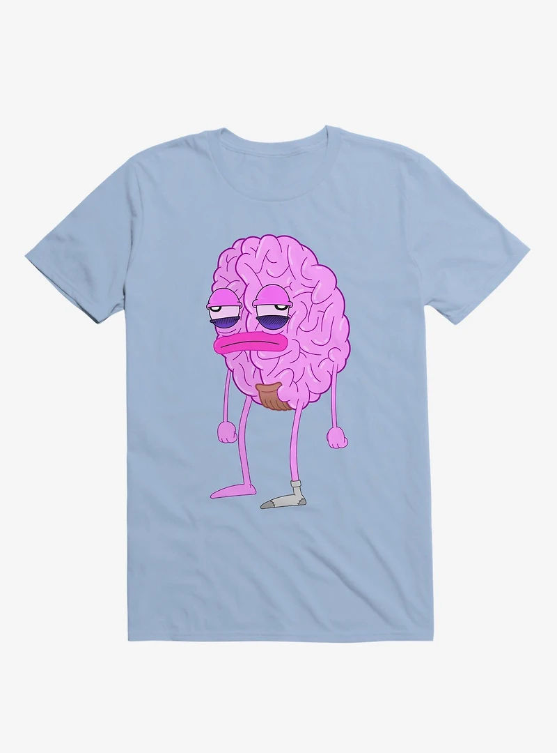 Lazy Brain Light Blue T-Shirt